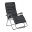 Zvýhodněná sada: 2× Relaxační křeslo Lafuma FUTURA XL BeComfort šedá Dark grey + 2× držák nápojů ZDARMA