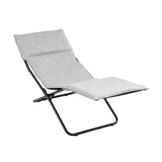 Skládací lehátko BAYANNE chaise lounge Tundra šedá Granit