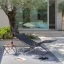 Skládací lehátko BAYANNE chaise lounge Hedona šedá ONYX