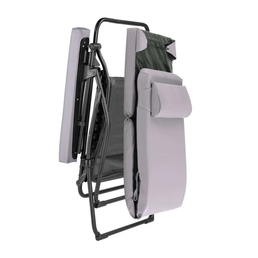 Profi zdravotné relaxačné kreslo OXYGÈNE šedá Empreinte