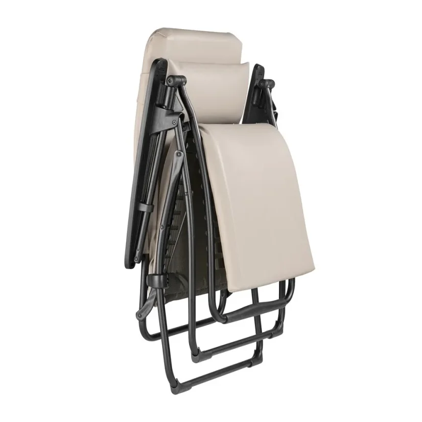 Skladacie relaxačné kreslo Lafuma VITAL – kompaktný prenosný dizajn, 9,7 kg.