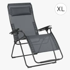 Profi relaxační křeslo ENERGIE XL šedá Storm