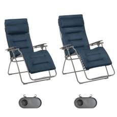 Zvýhodněná sada 2x FUTURA BeComfort modrá Bleu Encre (vel. standard + XL) + 2× držák nápojů ZDARMA