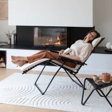 Relaxační křeslo Lafuma EVOLUTION NIKSEN béžová Creme