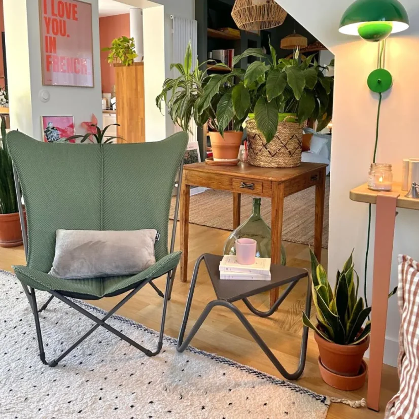 Obdélníkový dekorativní fleecový polštář Lafuma FLOCON béžová Inuit