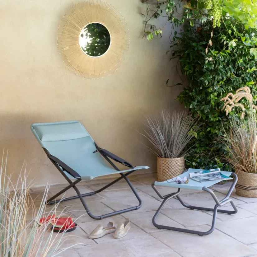 Podnožka Lafuma NEXT BatylineDUO modrozelená Mistral