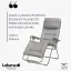 Relaxační křeslo Lafuma FUTURA XL BeComfort zelená Olive – ZERO GRAVITY, nosnost 150 kg