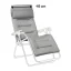 Náhradní potah relaxační křeslo Lafuma RSX/FUTURA BeComfort® šedá Silver.