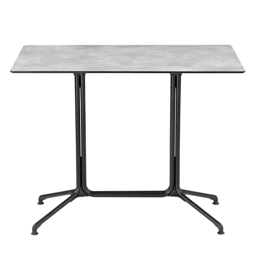 Profi stůl Lafuma HORIZON - podnoží - Barva potahu: Černá Black, Výška stolu: Střední, Typ podnoží: Dvojité