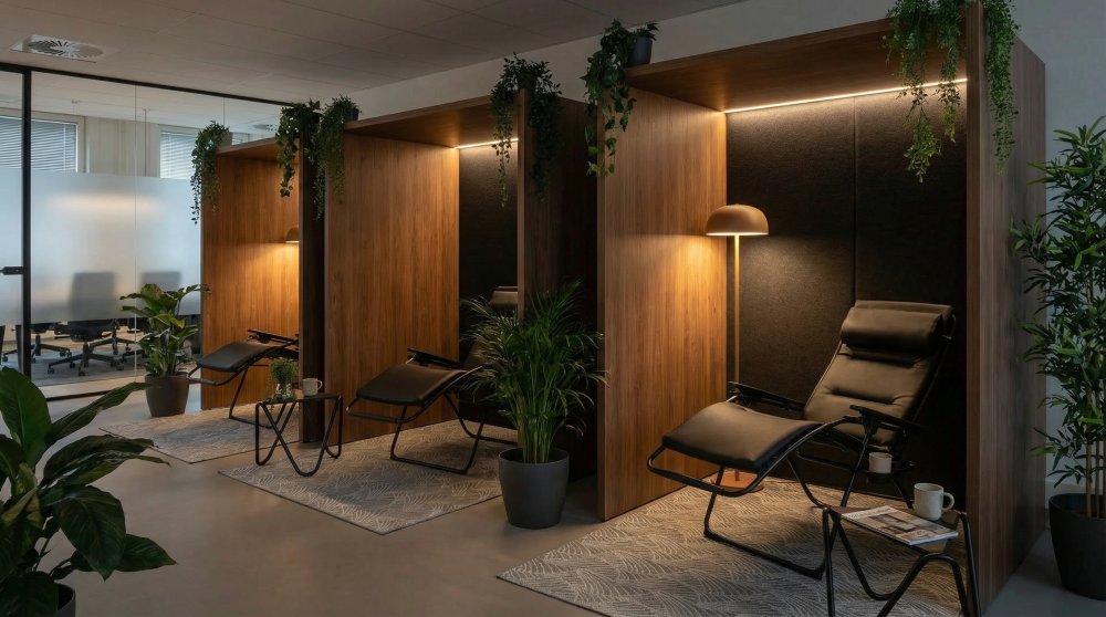 Profi křeslo Lafuma Eclipse v co-workingu