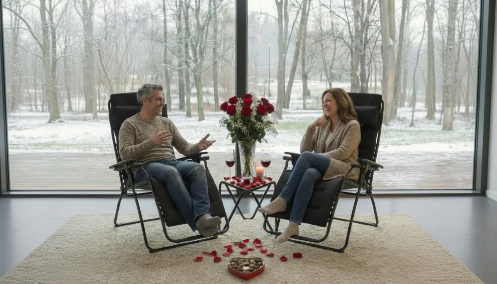 Sv.Valentýn v relaxačních křeslech Lafuma FUTURA