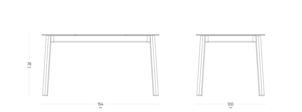 Rozměry stůl Lafuma ORON model s