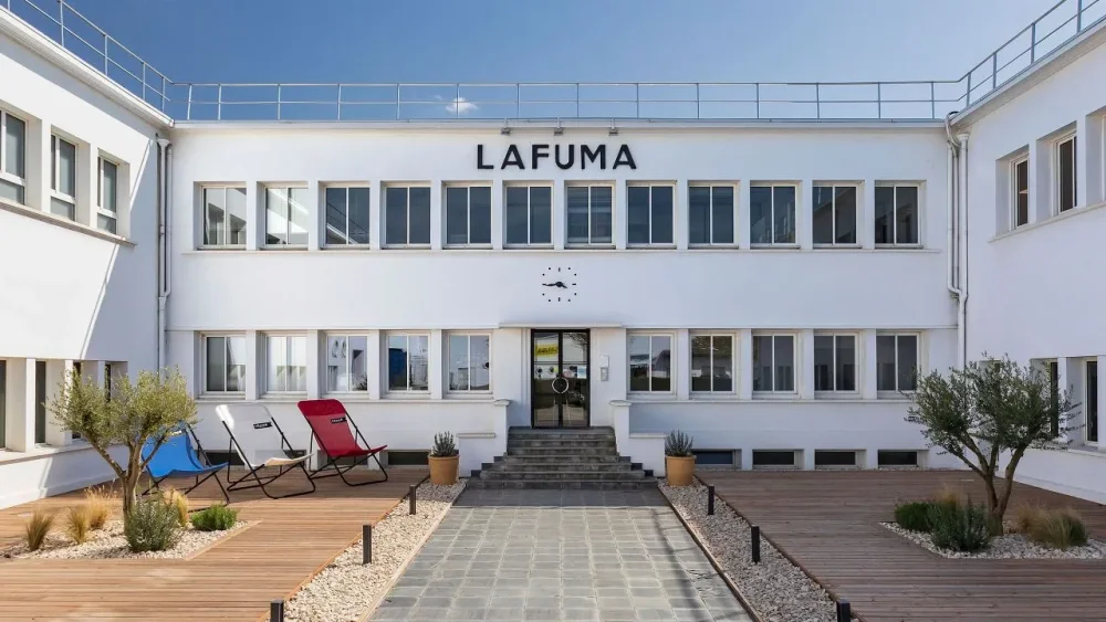 Výrobní závod Lafuma v Anneyronu ve Francii